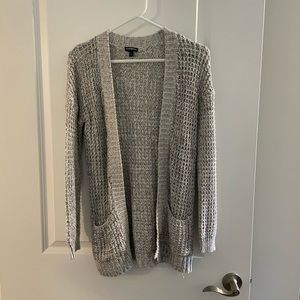 Express Black & White Sweater Top